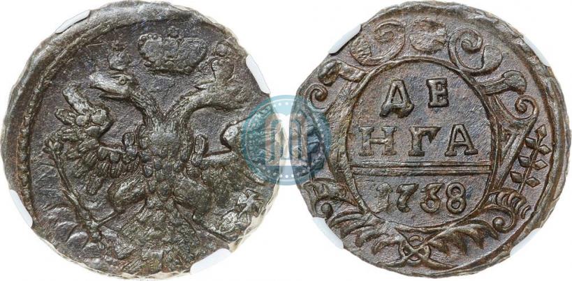 Фото Денга 1738 года  