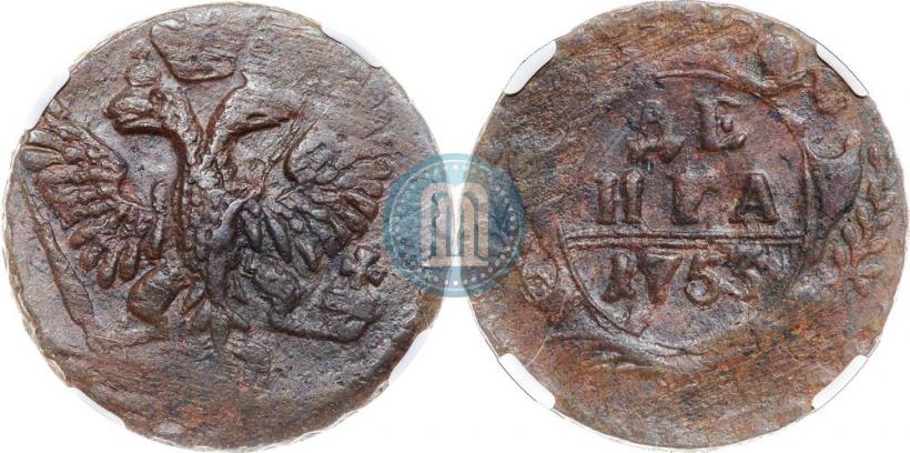 Фото Денга 1753 года  