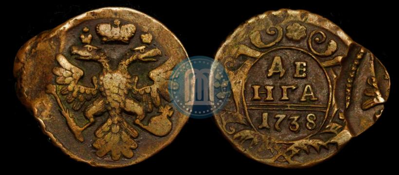 Фото Денга 1738 года  