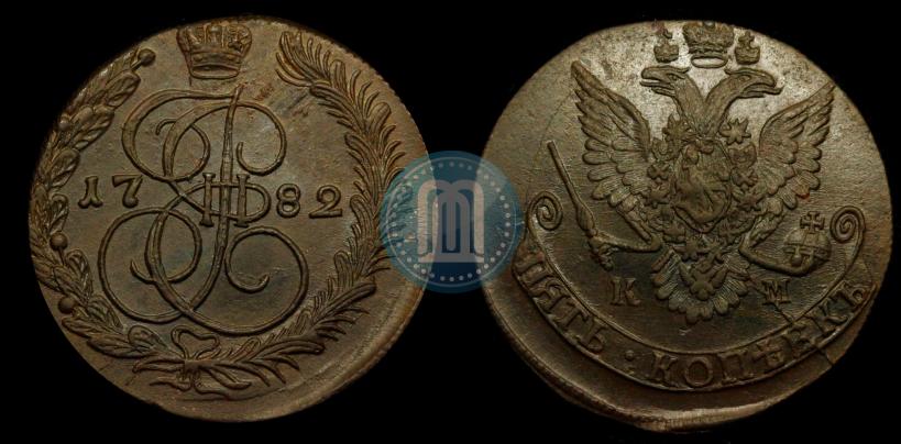 Picture 5 kopecks 1782 year КМ 