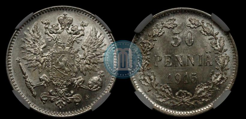Picture 50 pennia 1915 year S 