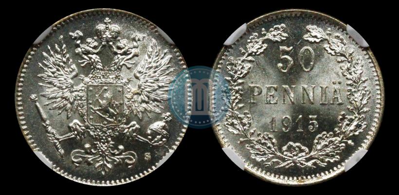 Picture 50 pennia 1915 year S 