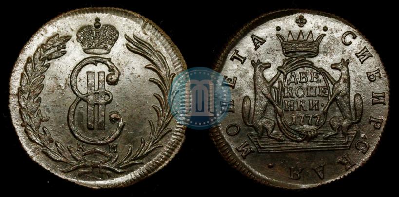 Picture 2 kopecks 1777 year КМ 