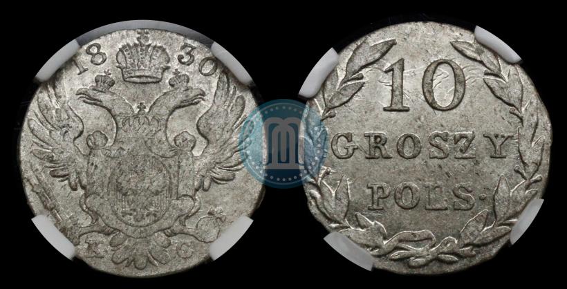 Picture 10 groszy 1830 year KG 