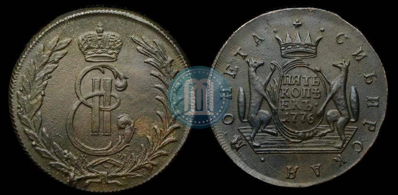 Picture 5 kopecks 1776 year КМ 
