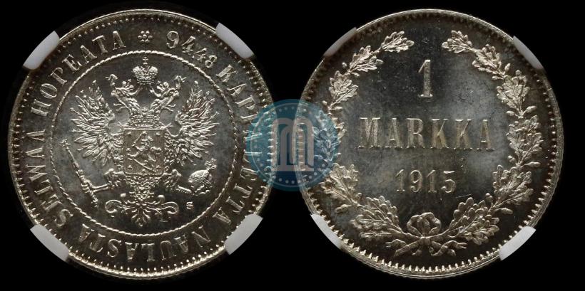 Picture 1 markka 1915 year S 