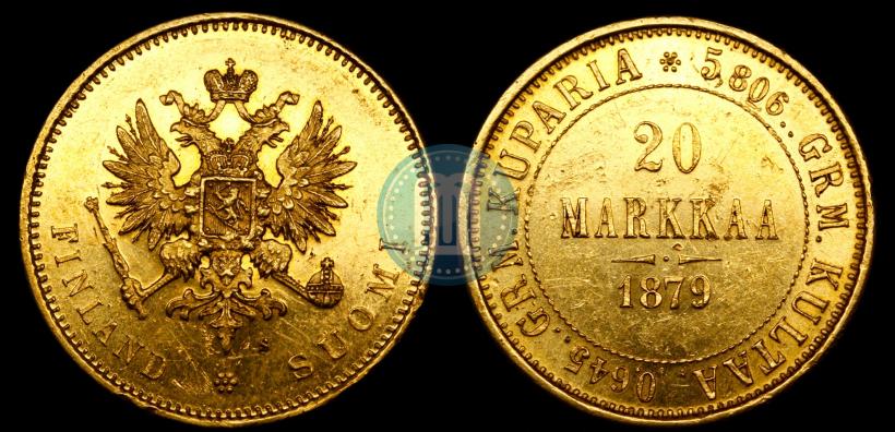 Picture 20 markkaa 1879 year S 