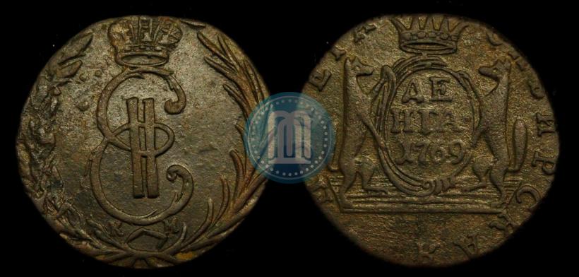 Фото Денга 1769 года КМ 