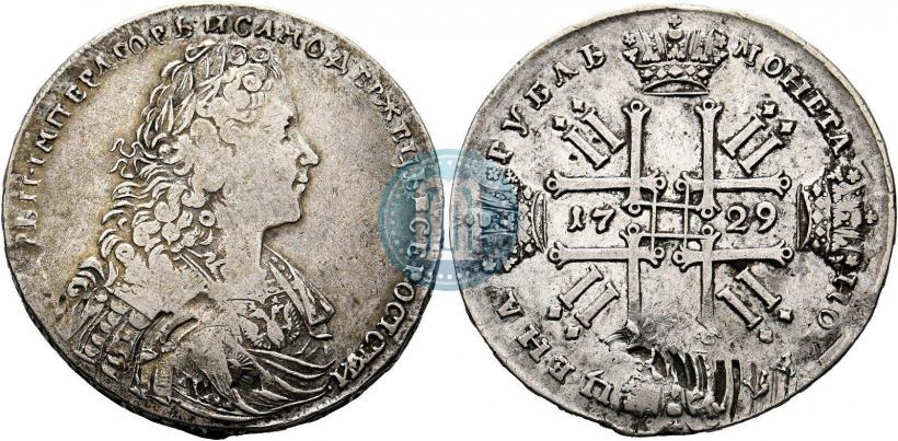 Picture 1 rouble 1729 year  "Type of 1728"