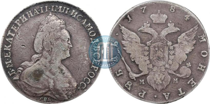 Picture 1 rouble 1784 year СПБ-ММ 