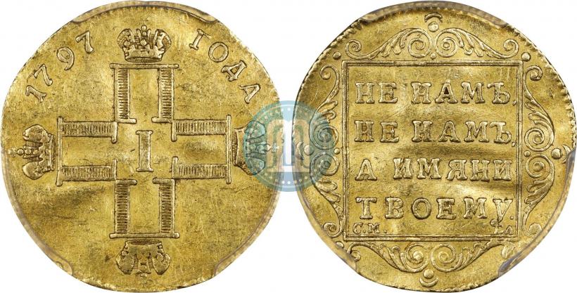 Picture 1 ducat 1797 year СМ-ГЛ 