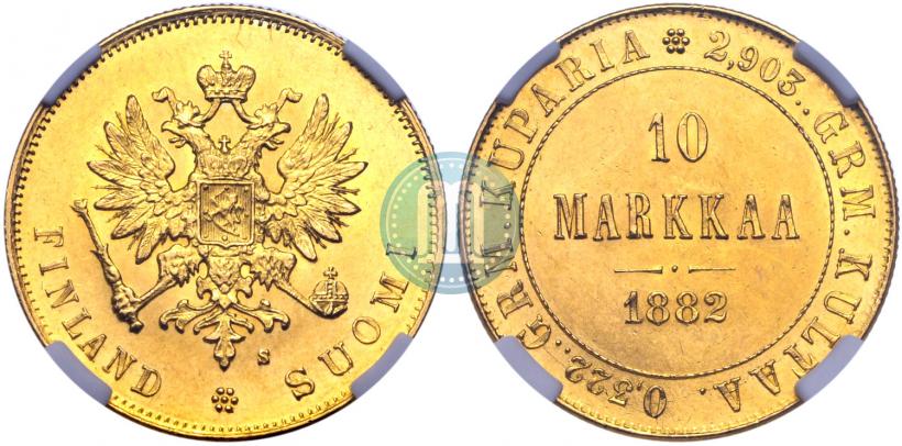 Фото 10 марок 1882 года S 