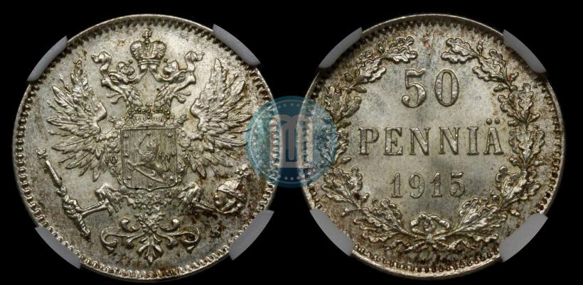 Picture 50 pennia 1915 year S 