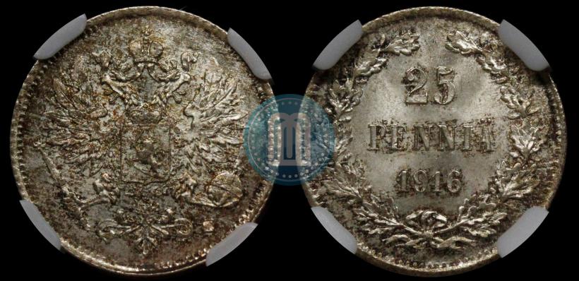 Фото 25 пенни 1916 года S 