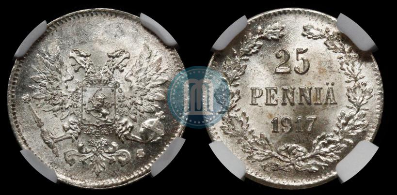 Фото 25 пенни 1917 года S 