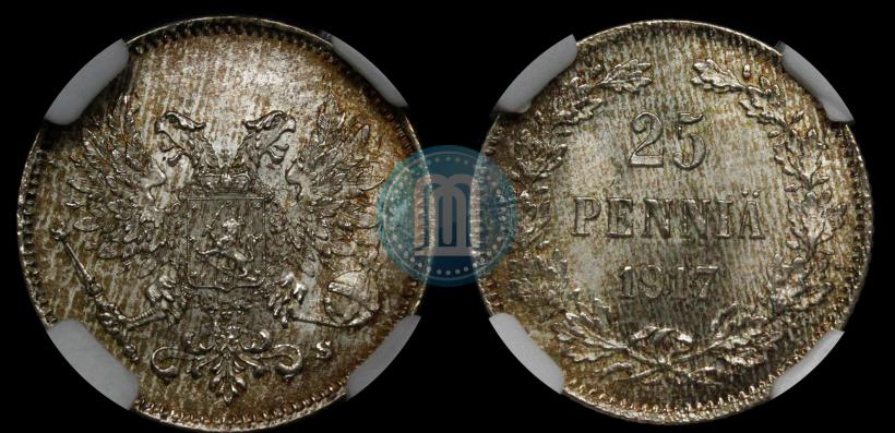 Фото 25 пенни 1917 года S 
