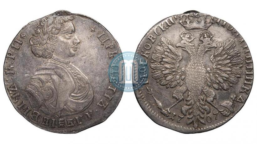 Фото Полтина 1707 года  