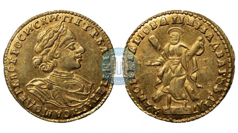 Picture 2 roubles 1722 year  