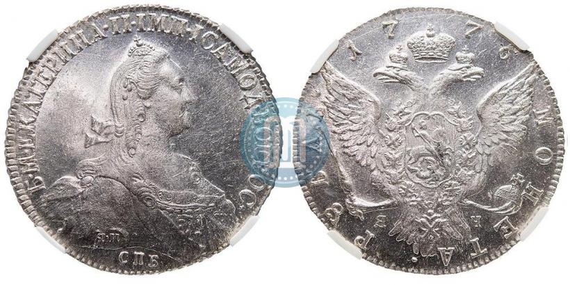 Picture 1 rouble 1776 year СПБ-ЯЧ 