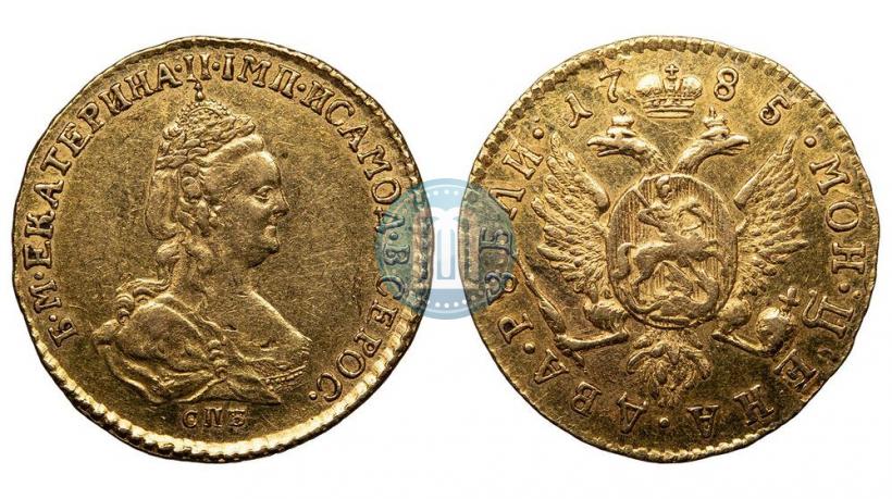 Picture 2 roubles 1785 year СПБ 