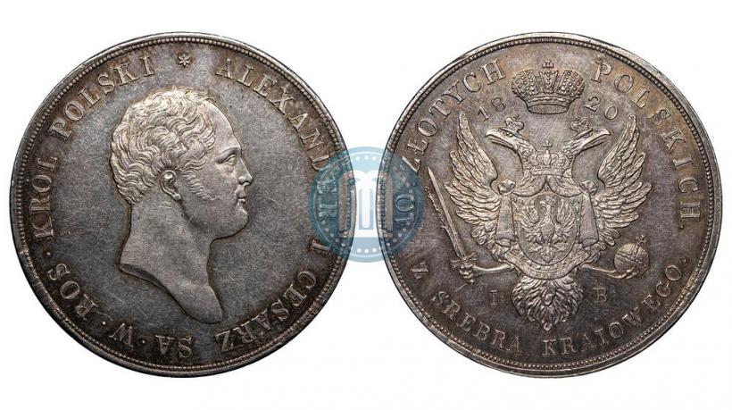 Picture 10 złotych 1820 year IB 