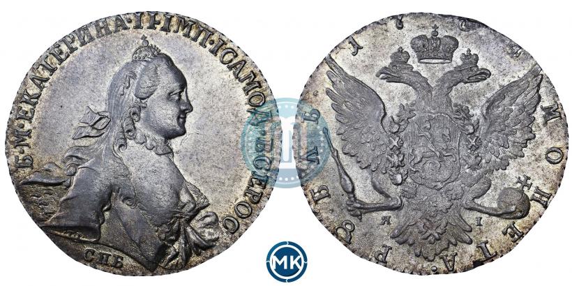 Picture 1 rouble 1764 year СПБ-ЯI 