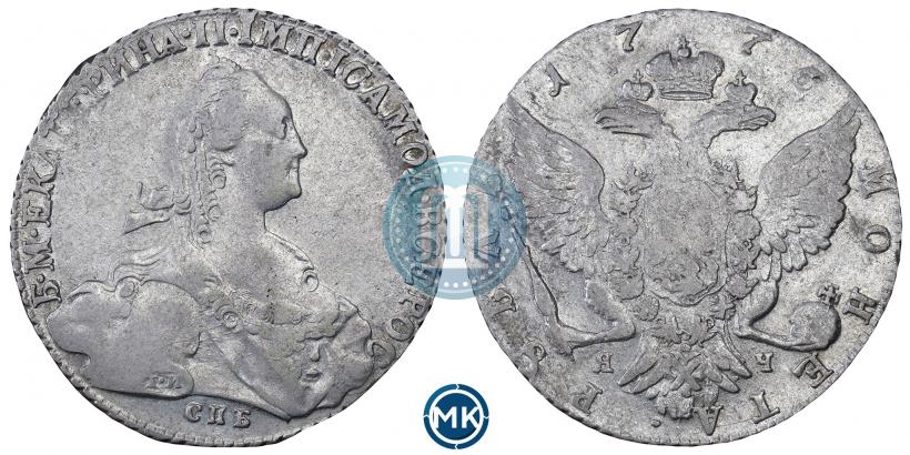 Picture 1 rouble 1776 year СПБ-ЯЧ 