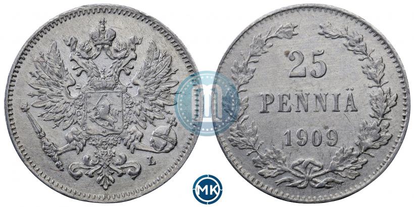 Фото 25 пенни 1909 года L 