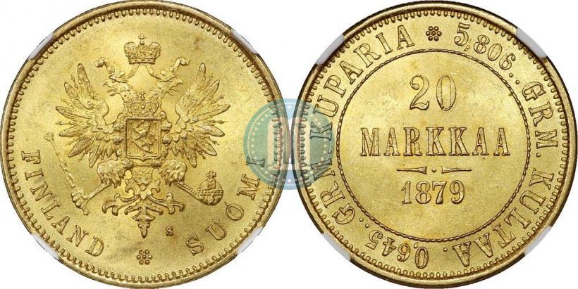 Фото 20 марок 1879 года S 