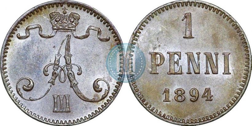 Picture 1 penni 1894 year  