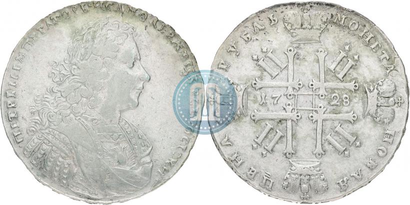 Picture 1 rouble 1728 year  "Type of 1728"