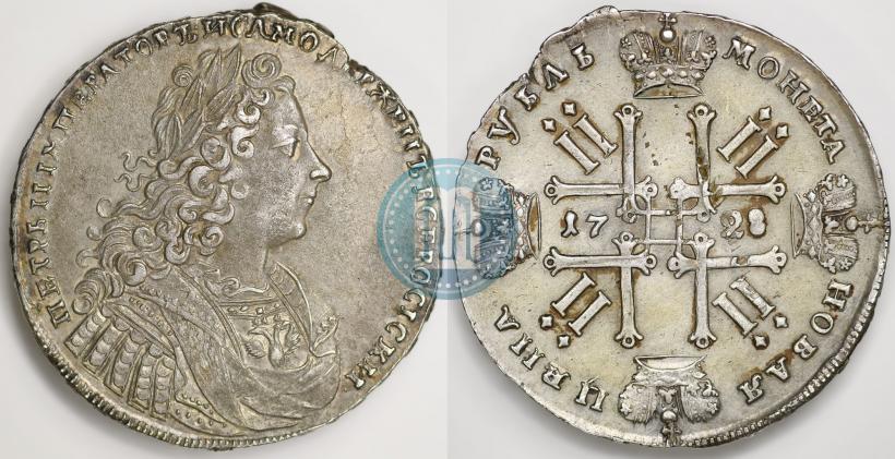 Picture 1 rouble 1728 year  "Type of 1728"