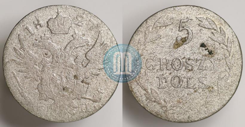 Picture 5 groszy 1827 year FH 