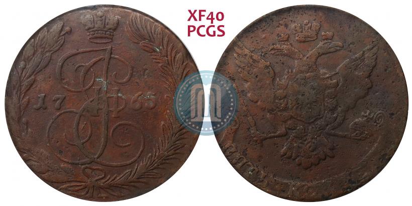 Picture 2 kopecks 1761 year  "Pattern"