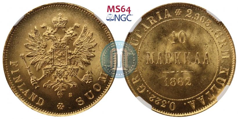 Picture 10 markkaa 1882 year S 