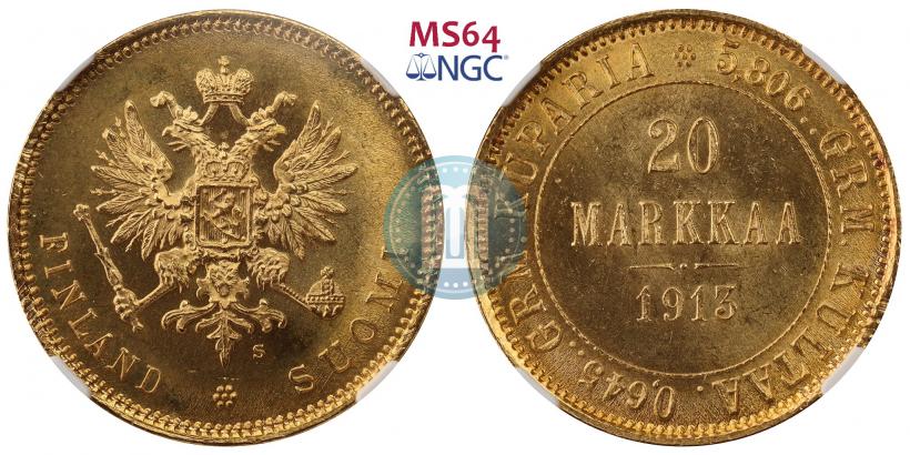 Picture 20 markkaa 1913 year S 