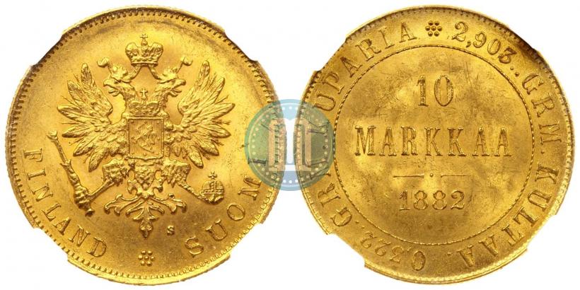 Picture 10 markkaa 1882 year S 