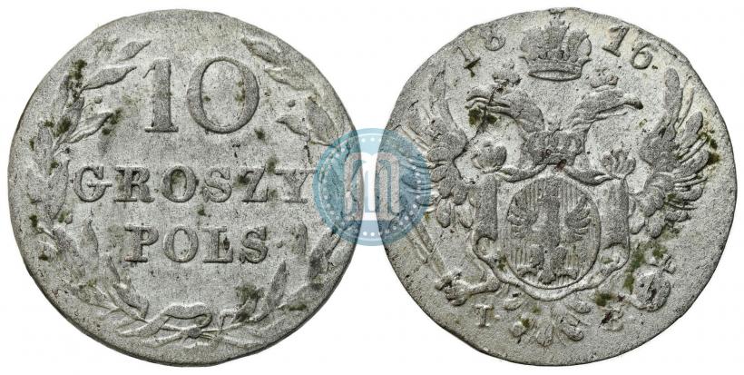 Picture 10 groszy 1831 year KG 
