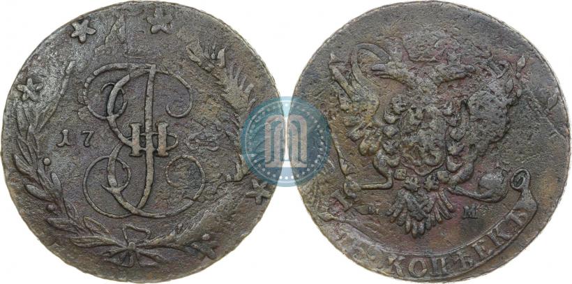 Picture 5 kopecks 1763 year ММ 
