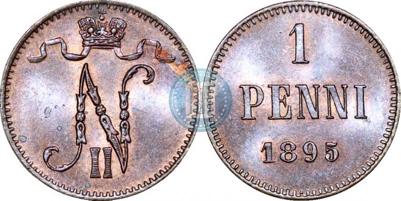 Фото 1 пенни 1895 года  