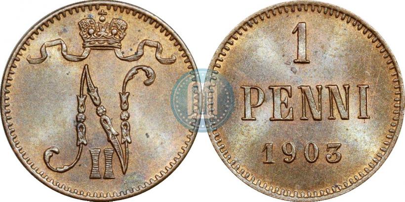 Фото 1 пенни 1903 года  