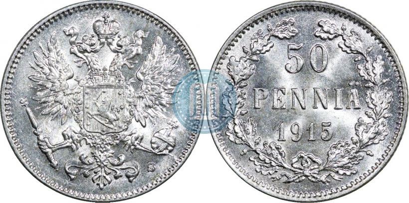 Фото 50 пенни 1915 года S 