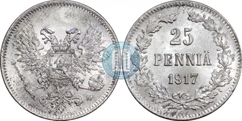 Фото 25 пенни 1917 года S 