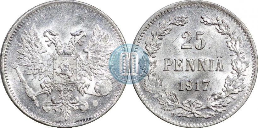 Фото 25 пенни 1917 года S 