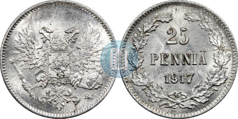 Фото 25 пенни 1917 года S 