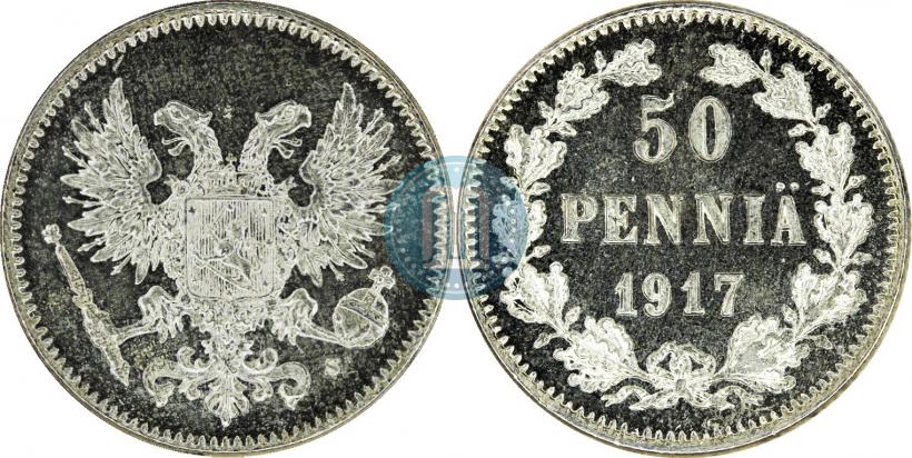 Фото 50 пенни 1917 года S 