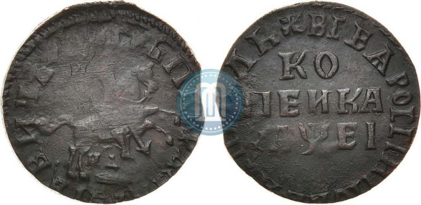 Picture 1 kopeck 1715 year НД 