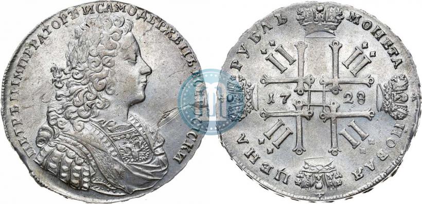 Picture 1 rouble 1728 year  "Type of 1728"