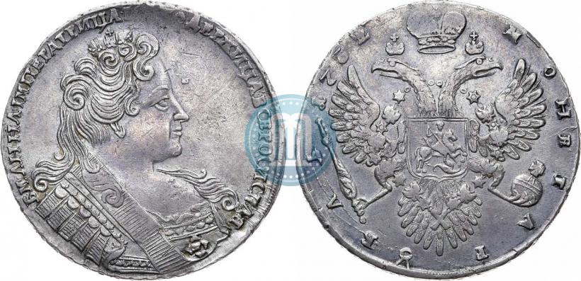 Picture 1 rouble 1732 year  
