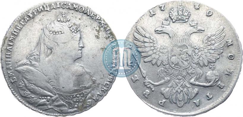 Picture 1 rouble 1740 year  "Moscow type"